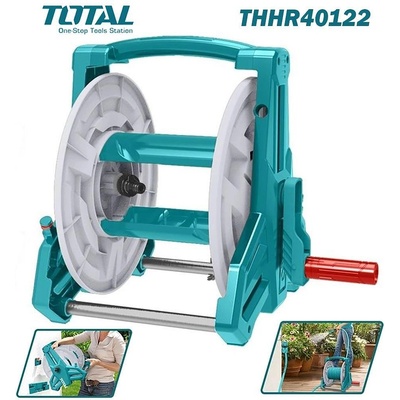 Total tools Макара за градински маркуч 1/2", 40 м, TOTAL THHR40122 Industrial (UNI-010144)