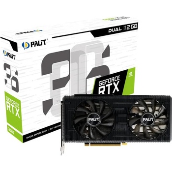 Image 1 of Palit GeForce RTX 3060 Dual 12GB GDDR6 192bit (NE63060019K9-190AD)