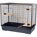 INTER-ZOO Pet Products Клетка за гризачи Freddie + Wood Eco 100 x 54 x 83 см