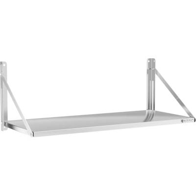 Royal Catering Nástenná polica - sklopná - 120 x 45 cm - 40 kg | RC-BFWS12045