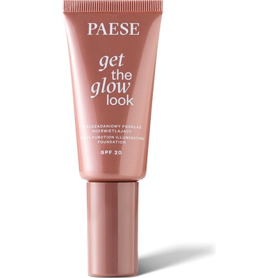 Paese Get The Glow Look Illuminating Foundation ľahký make-up s rozjasňujúcim účinkom SPF20 3N Warm Beige 30 ml