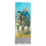 FLATYZ Nature Cowboy On Horse свещ 6x15 см
