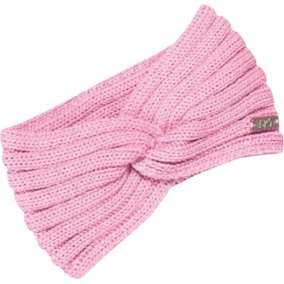 Pletená čelenka s uzlem PLETEX L462 Barva: Světle orchideová