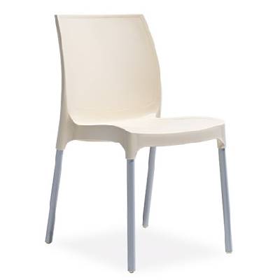 NOVUSSI-Стол SUNNY(C010)КРЕМ D: 58cm/ H: 82cm/W: 42cm/SH: 45 (0142330)