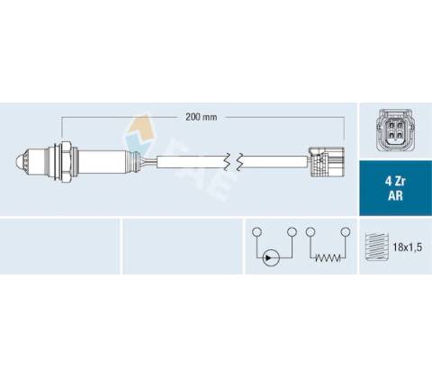 Lambda sonda FAE 75632