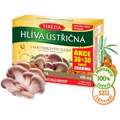 Terezia Hlíva ústřičná s rakyt.olejem 30 + 30 kapsúl