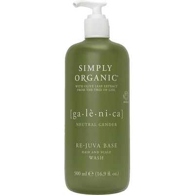 Simply Organic Re-Juva Base Hair & Scalp Wash jemný čistiaci šampón 500 ml
