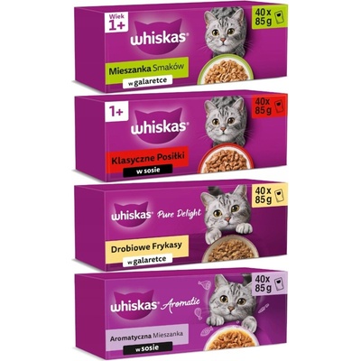 Whiskas Adult mix chutí omáčka želé 160 x 85 g