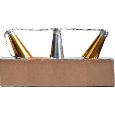 Triplex Sada zlatých a stříbrných fontán do V 5 m 60 s XF2014