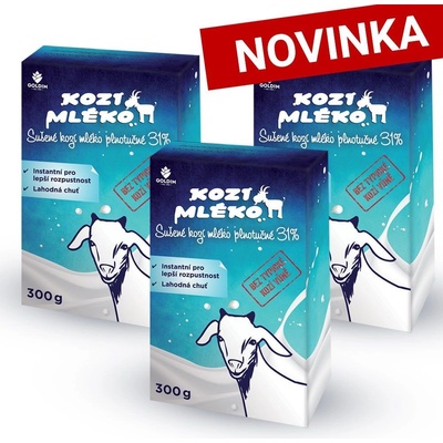 Goldim Kozí mléko instantní sušené 3 x 300 g – Sleviste.cz