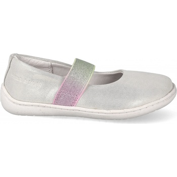 Stitch&Walk Barefoot detské baleríny strieborné
