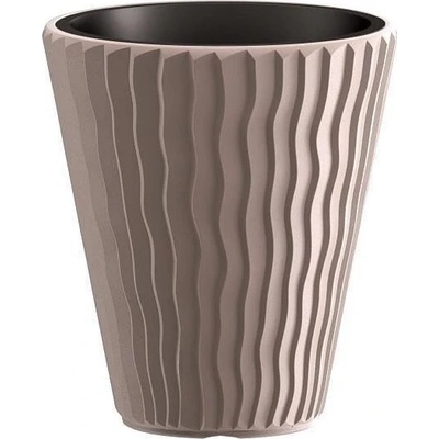 Prosperplast kvetináč SANDY 29,7 cm mocca