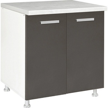 Matis Кухненски шкаф долен с две врати in d80 сив