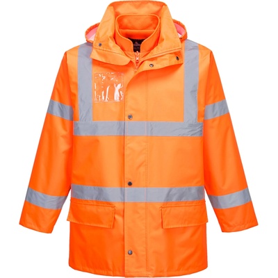 Portwest hi-vis essential 5v1 s765 / Светлоотразително яке 5в1 - hv оранжево xxl (s765orrxxl)