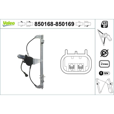 Zvedací zařízení oken VALEO 850169