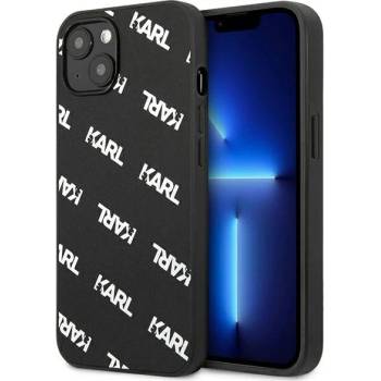 KARL LAGERFELD Кейс Karl Lagerfeld KLHCP13SPULMBK3 за iPhone 13 mini 5.4"", твърд, черен, Allover (KF001011-0)