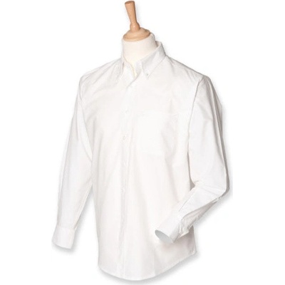 Henbury pánská košeľa s dlhým rukávom white H510
