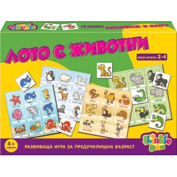 Thinkle Stars Детска игра Thinkle Stars - Лото с животни (1277)