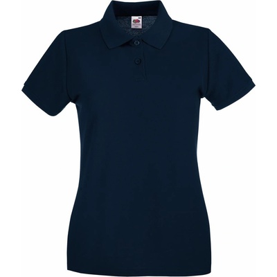 Fruit of the Loom LADY-FIT PREMIUM POLO / Дамска поло тениска с къс ръкав - тъмносиня M (163030a3602)