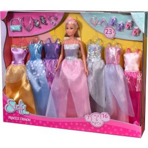 Simba Toys Игрален комплект Simba Toys Steffi Love - Принцеса със 7 рокли и аксесоари, 29 cm (105733928)
