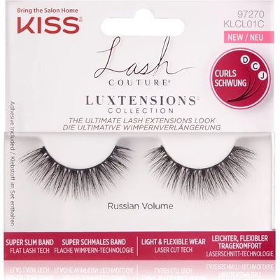 KISS Lash Couture LuXtensions изкуствени мигли Russian Volume 1 чифт