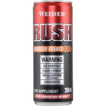 Weider RUSH RTD / PreWorkout Ready to Drink [250 мл] Горски плодове