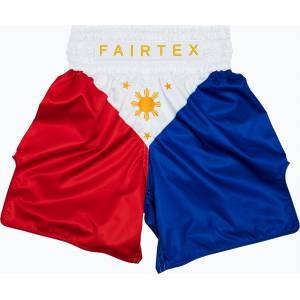 Fairtex Боксови гащета Fairtex BT2001 'Philippines' - червени/бели/сини боксови гащета
