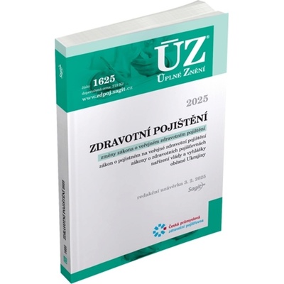 ÚZ 1625 Zdravotní pojištění