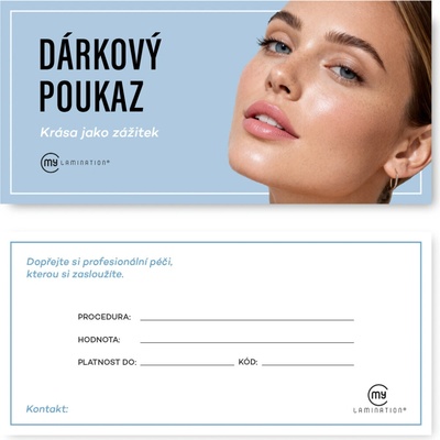 My Lamination darčekový poukaz 10 ks
