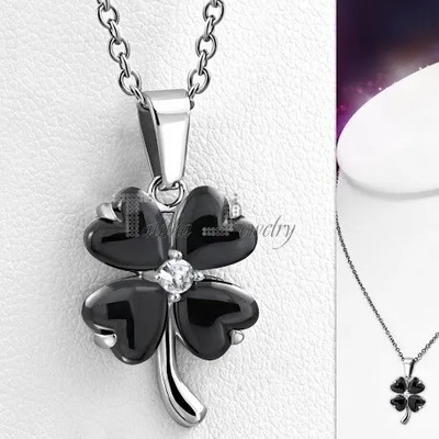 Talitha Дамско колие " Черна детелина"