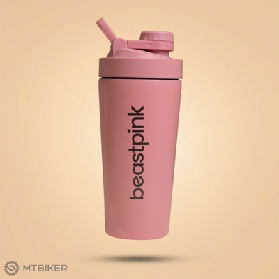 GymBeam BeastPink Steel šejker, 650 ml, ružová