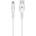 DeTech Кабел за данни DeTech DE-C27M, Micro USB, 1.0m, Бял - 40109