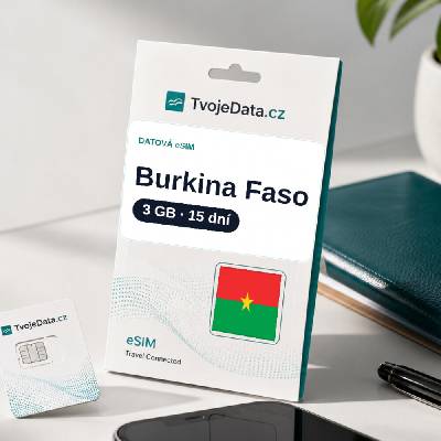 eSIM Burkina Faso 3 GB / 15 dní