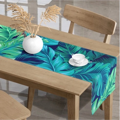 Mondo Behúň vzorovaný MIGD219 zelené palmové lístie 40x120cm