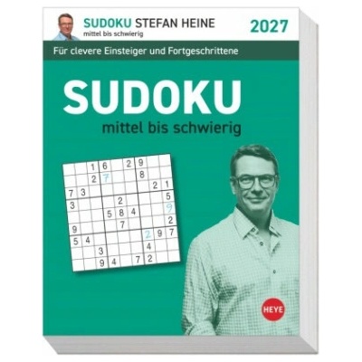 Stefan Heine Sudoku mittel bis schwierig Tagesabreiß Stefan Heine 2027