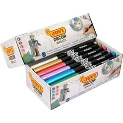JOVI DECOR METALIC fixy - ekonomické balení 24 ks, 6 barev – Zboží Dáma