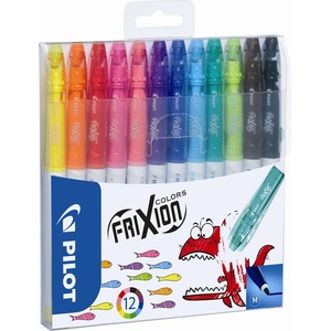 Pilot Frixion Colors 0, 7 асортимент от цветове (12) (SW-FC-S12)