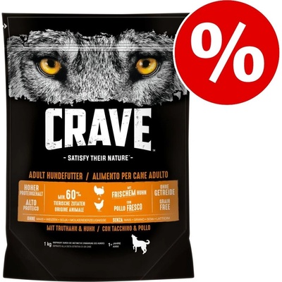 Crave Adult Dog s jahňacím & hovädzím 1 kg