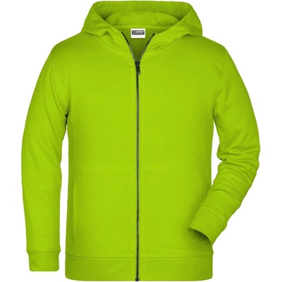 James & Nicholson na zips z biobavlny 8026k Žlto-zelená