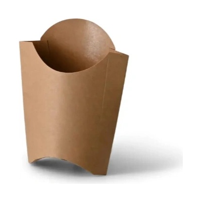 Nideko Papierový box na hranolky kraft 140x80x30mm 400 ml