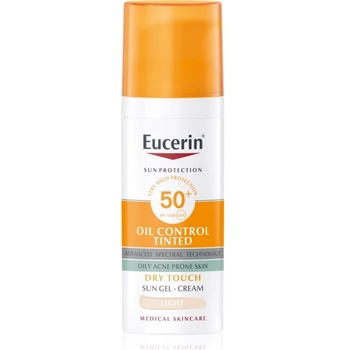 Image 1 of Eucerin Sun Oil Control Tinted гел крем за слънце SPF 50+ цвят Light 50ml