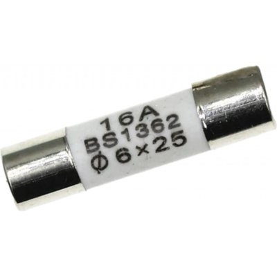 Pojistka trubičková, keramická BS1362 6x25mm 20 A