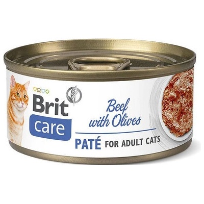 Brit Care Cat Beef Paté with Olives 24 x 70 g