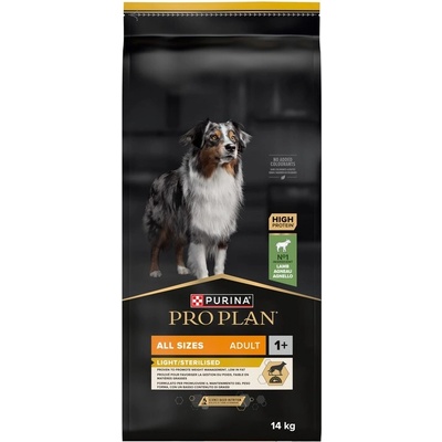 Pro Plan All Sizes Adult Light Sterilised hovězí 2 x 14 kg