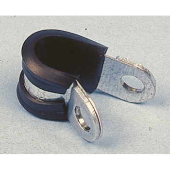 Reimo Скоба за газова тръба метална с гумена инкрустация 8мм, 5 бр (751100)