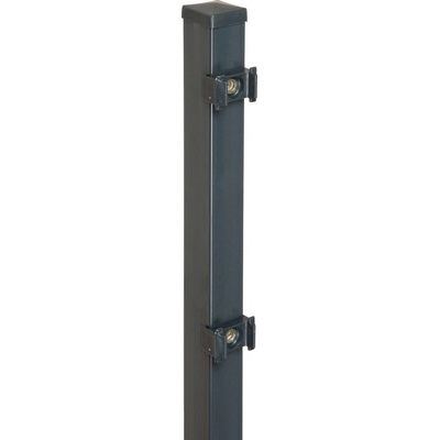 Stĺpik s upínacími platničkami 260 cm, antracitový