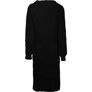 vidaXL Одеяло с качулка KINN Черно XL Памук (4100887)