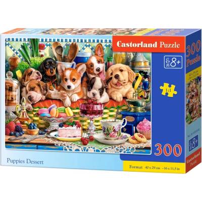 Castorland Пъзел Castorland от 300 части - Десерти за кученца (B-030590)
