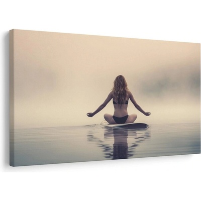 Obraz meditace v mlze - 90x60