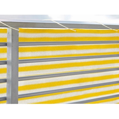 Floracord Balkonová zástěna HDPE, žluto-bílá, 180 g/m2, 500 x 90 cm